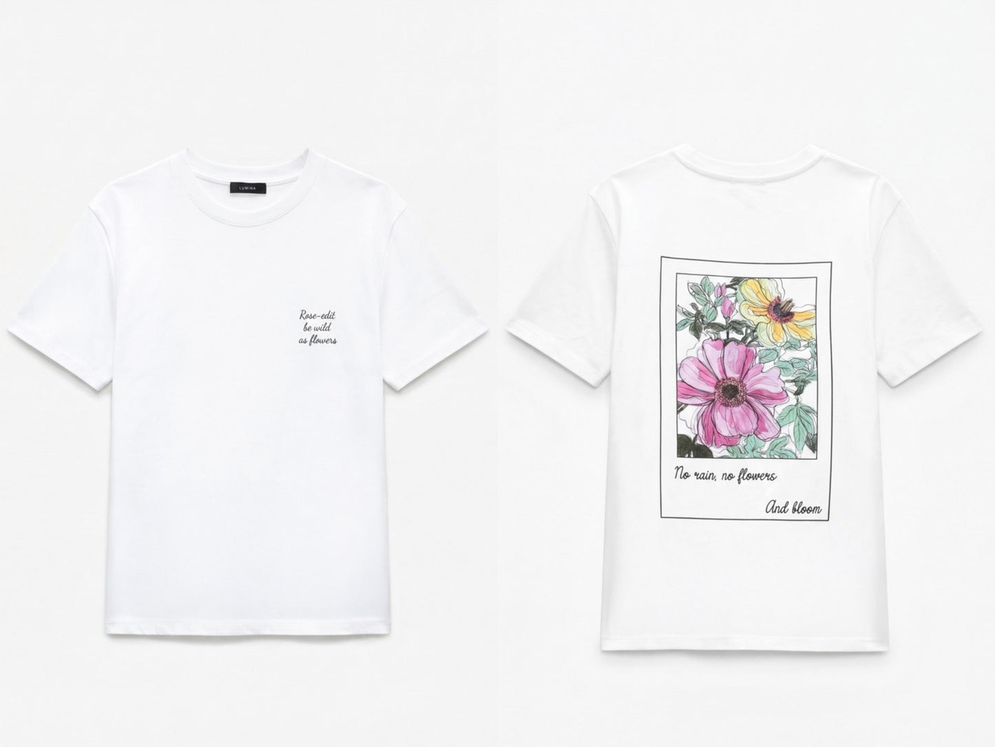 T-shirt flowers