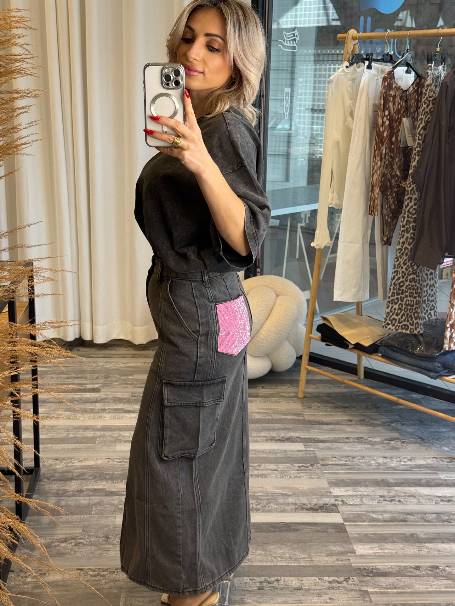 Cargo midi φούστα