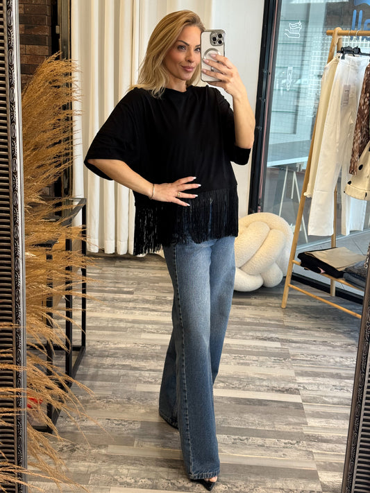 Μπλούζα με κρόσσια