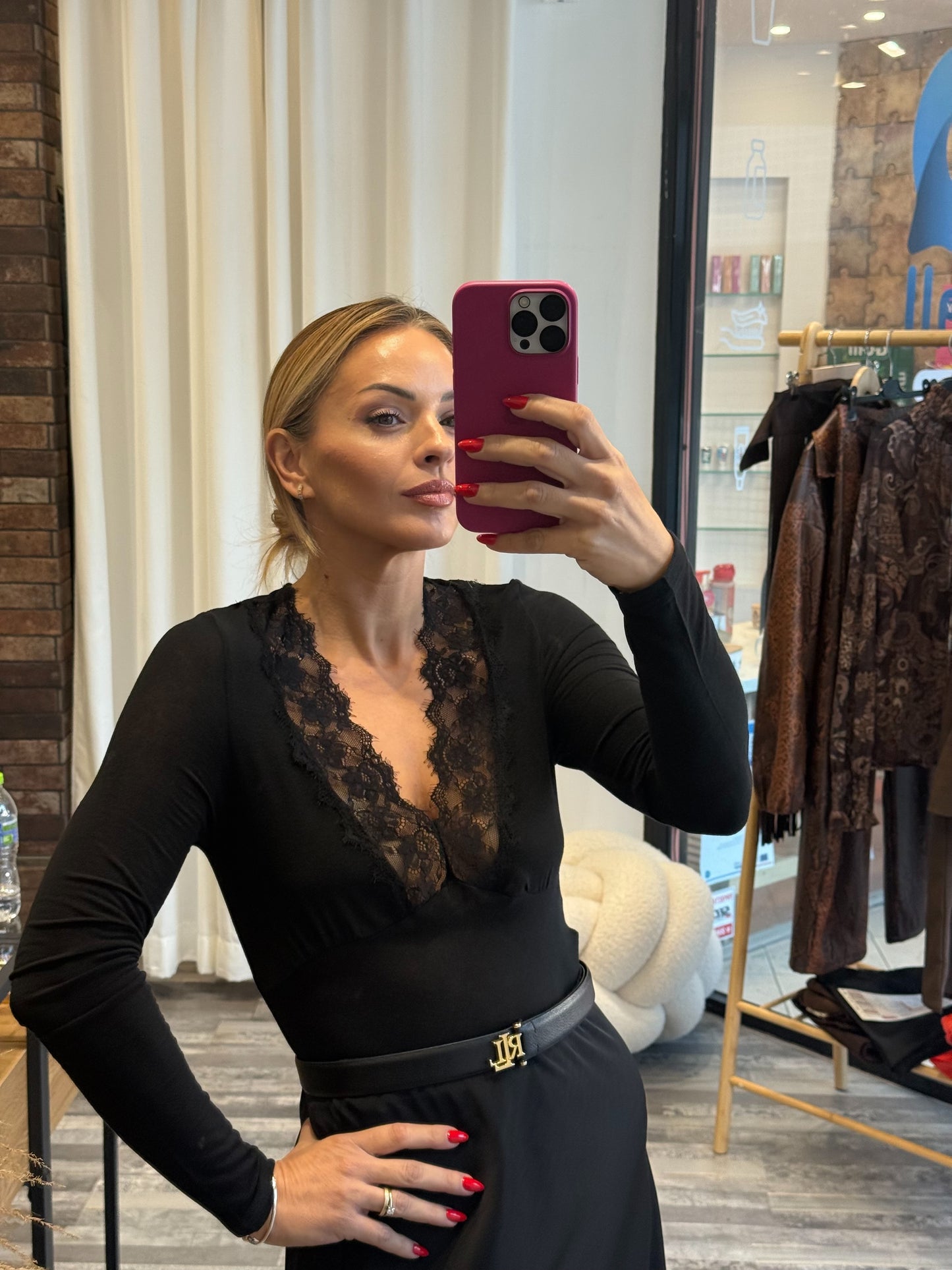 Κορμάκι Κασμίρ με Δαντέλα