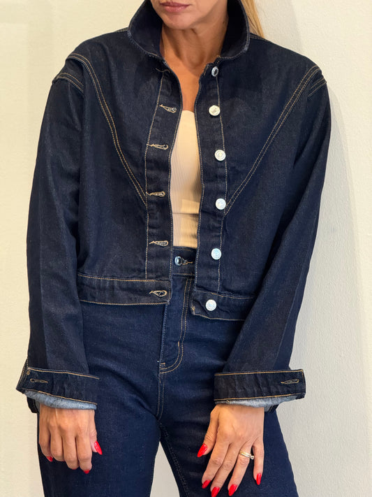 Crop Τζιν Jacket