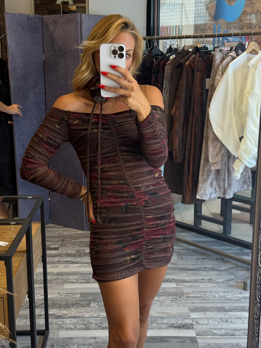 Μίνι Φλοράλ Φόρεμα