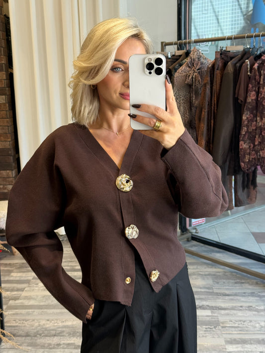 Ζακέτα με Balloon Μανίκια