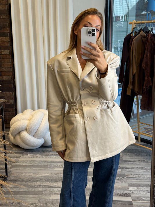 Μεσάτο Σακάκι από Eco-Leather