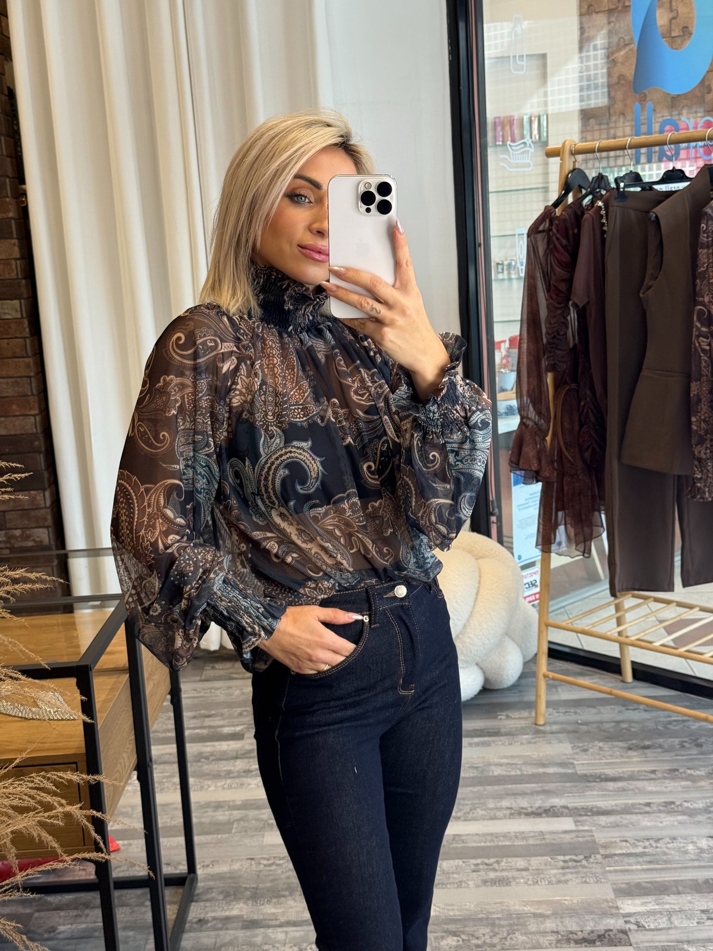 Διάφανη Μπλούζα Ζιβάγκο