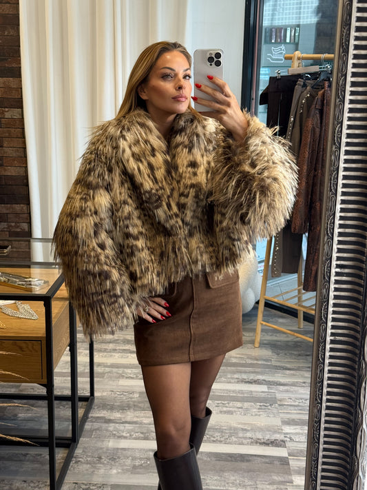 Animal Print Οικολογική Γούνα