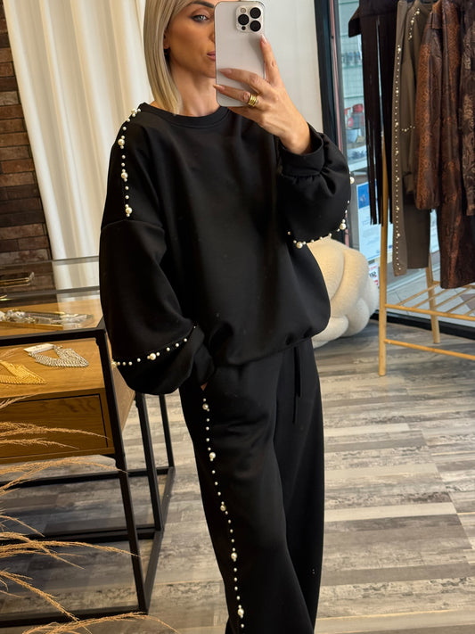 Σετ Φόρμας Βισκόζης με Πέρλες