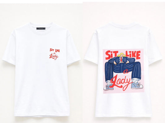T-shirt lady