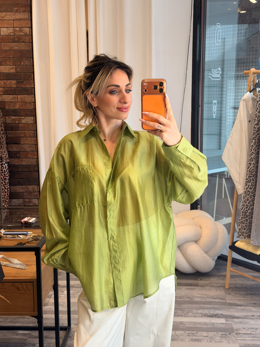 Silk touch πουκάμισο πράσινο