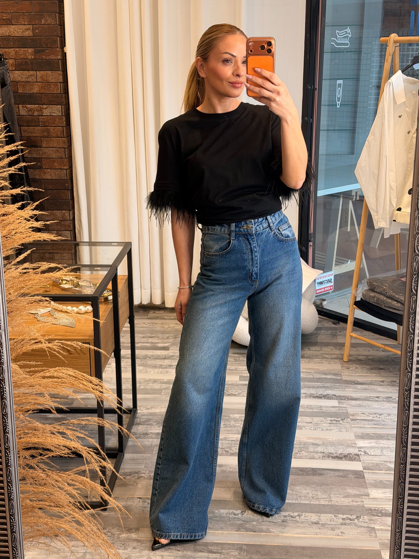 Wide leg Jean