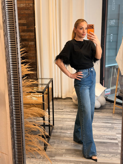 Wide leg Jean