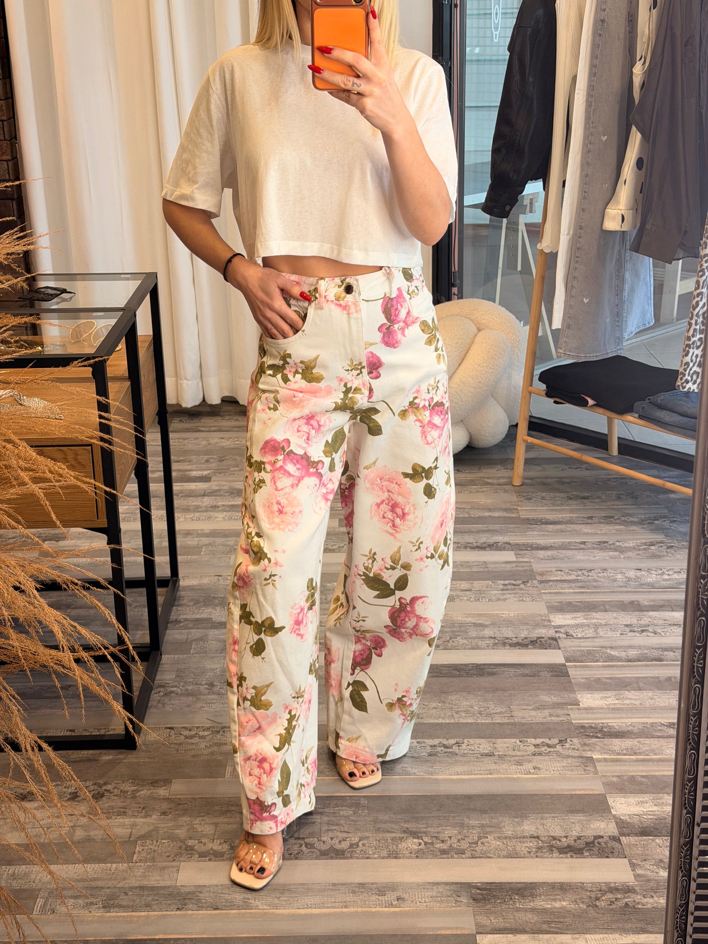 Floral Jean