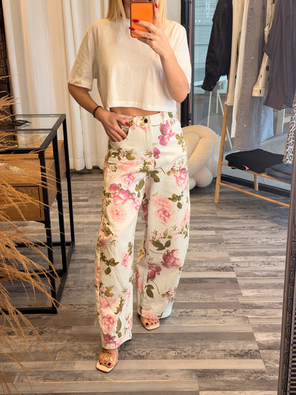 Floral Jean