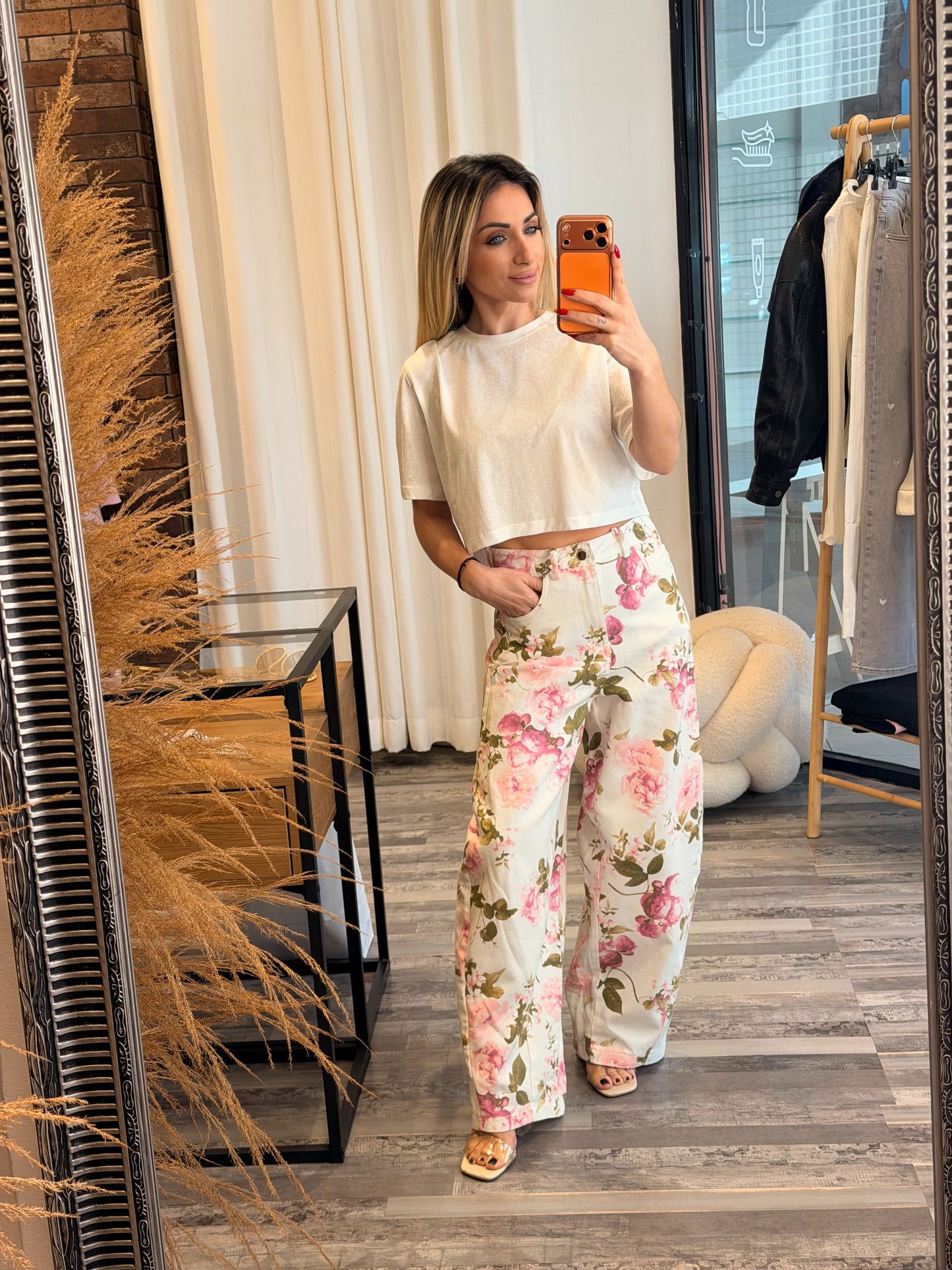 Floral Jean