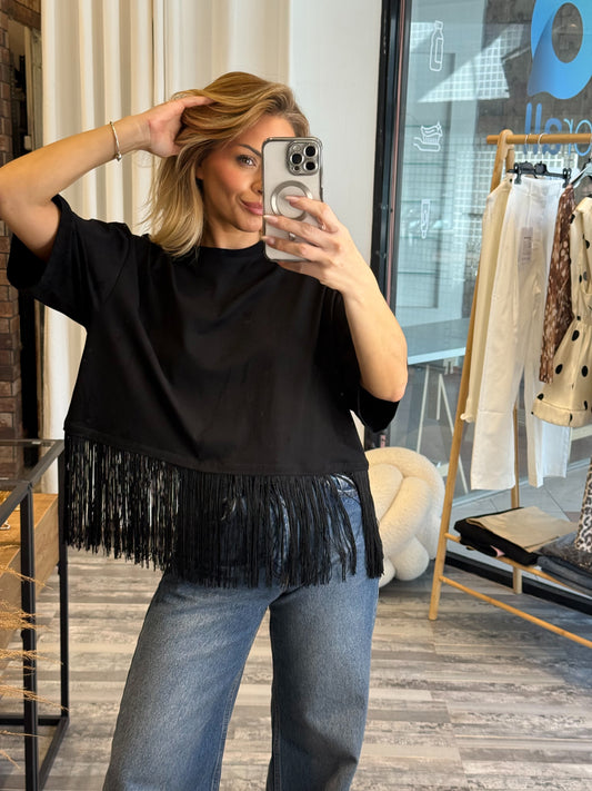 Μπλούζα με κρόσσια