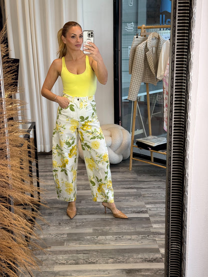 Floral Jean
