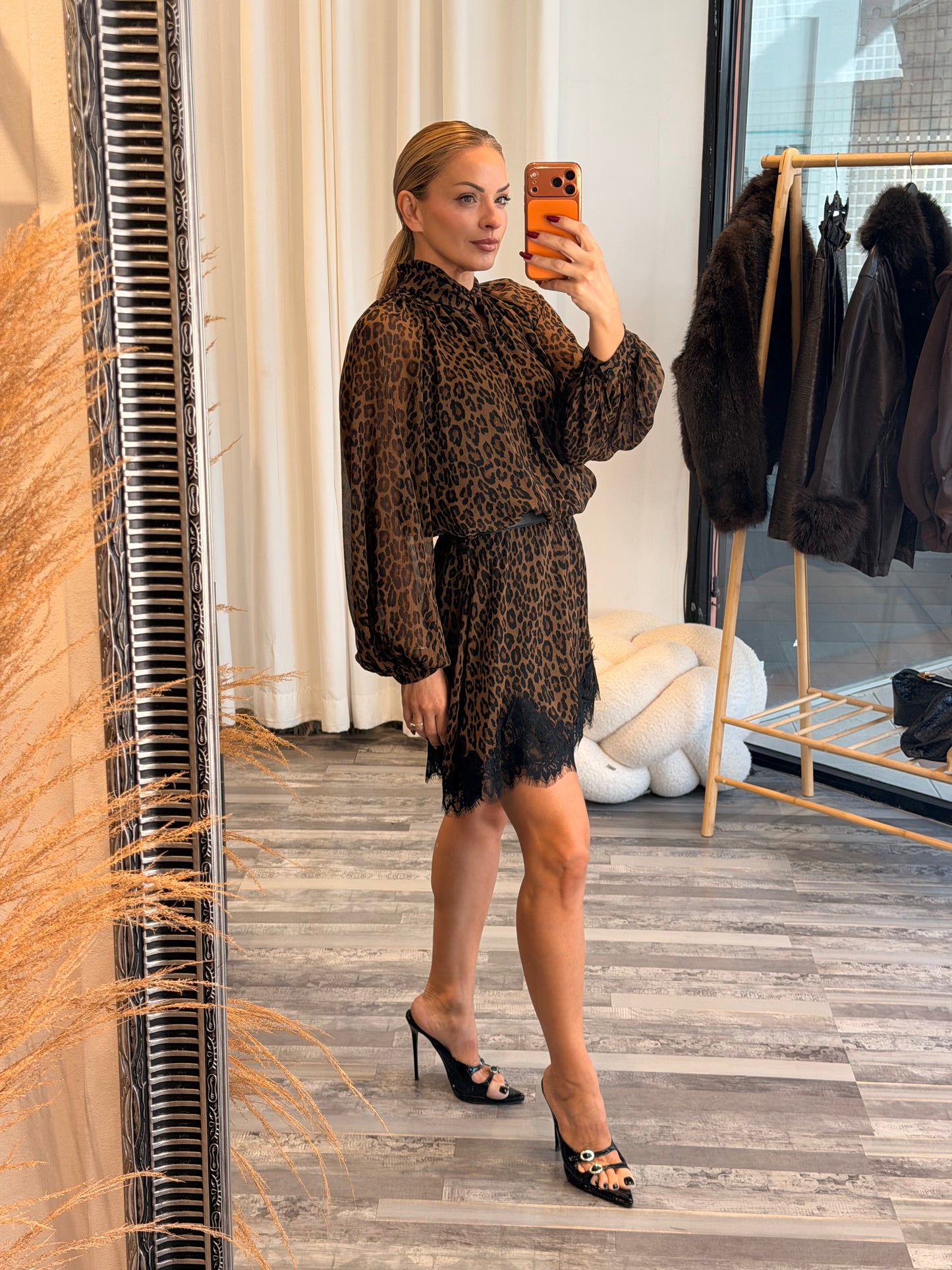 Animal print φόρεμα