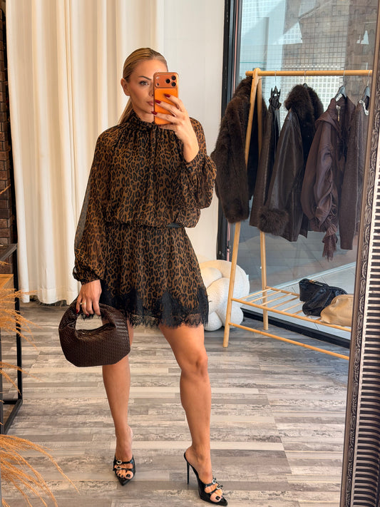 Animal print φόρεμα