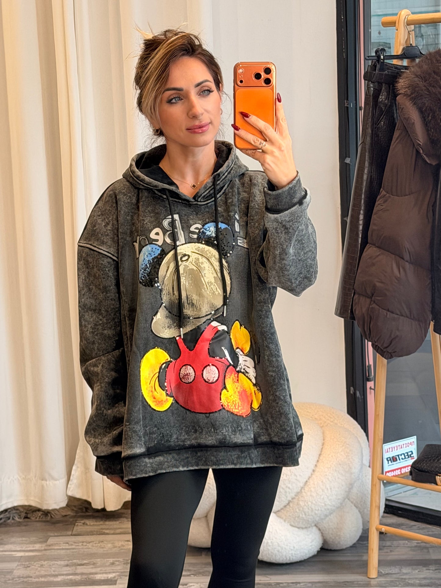 Hoodie με print
