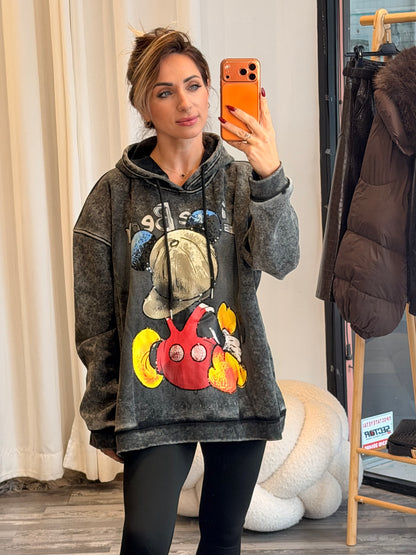 Hoodie με print