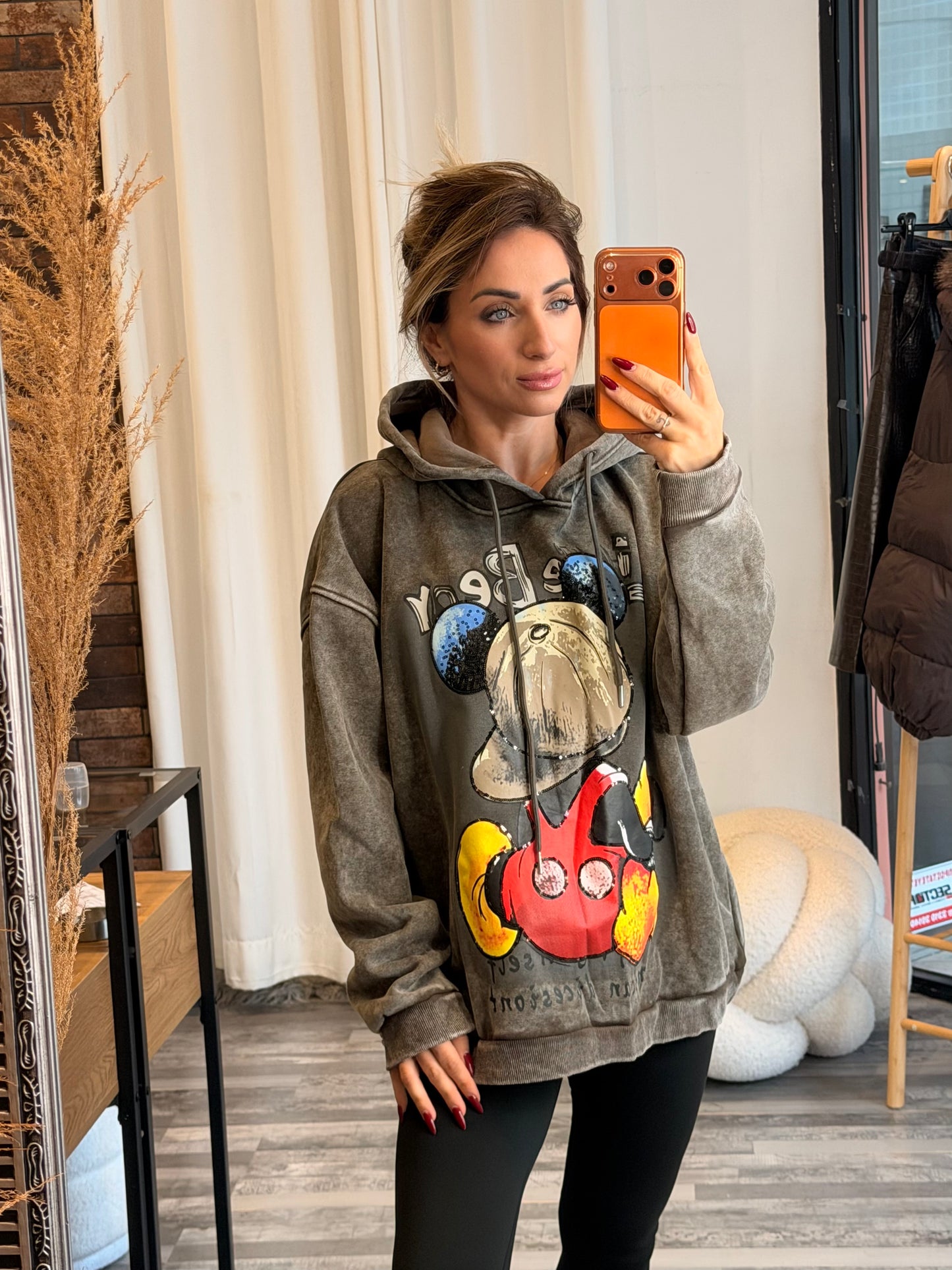 Hoodie με print