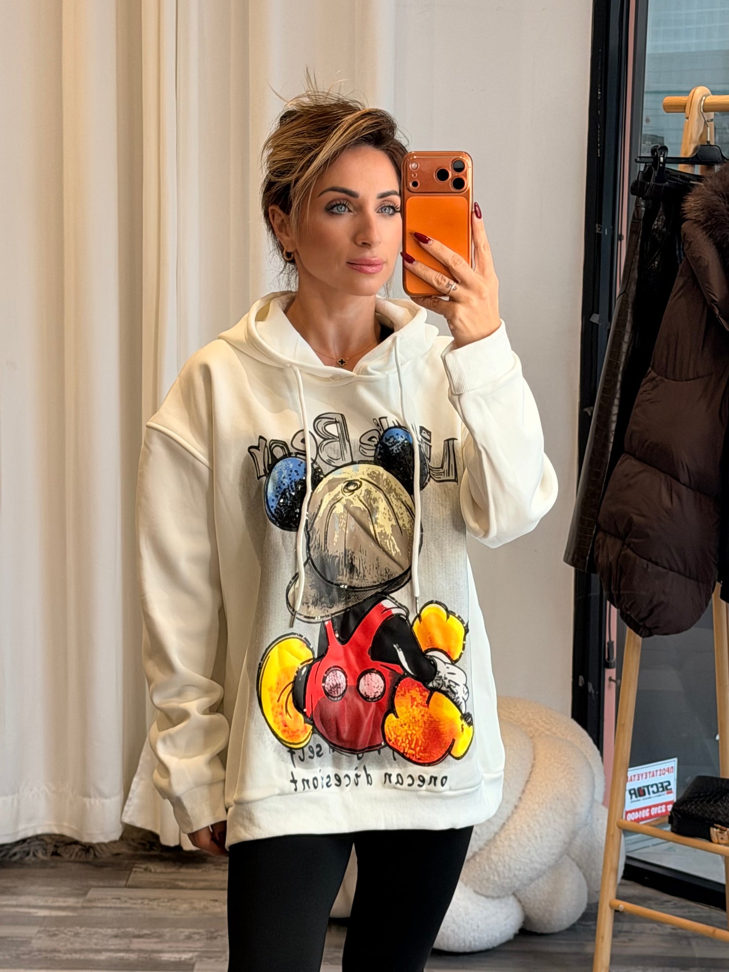 Hoodie με print