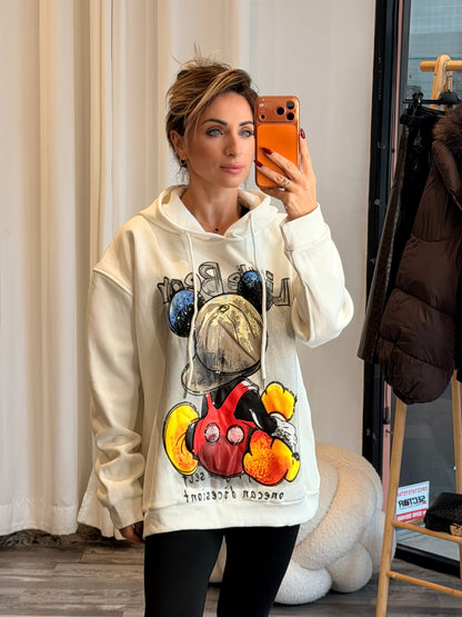 Hoodie με print