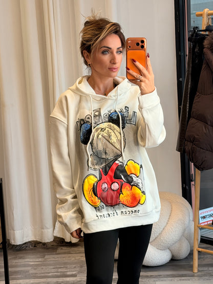 Hoodie με print