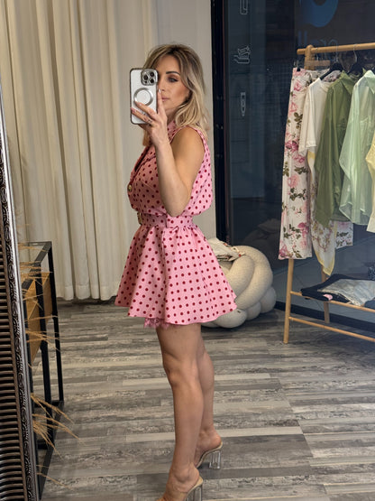 Polka dot φόρεμα