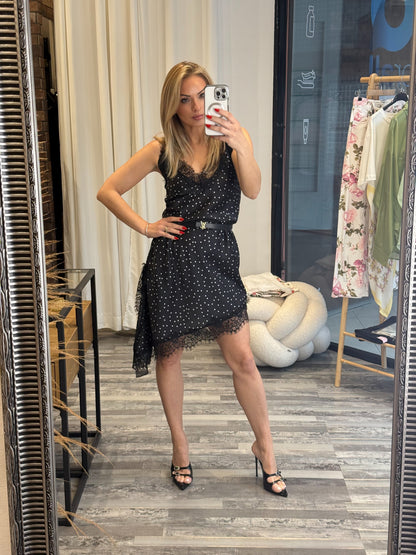 Φόρεμα lingerie πουά
