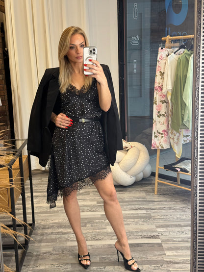 Φόρεμα lingerie πουά