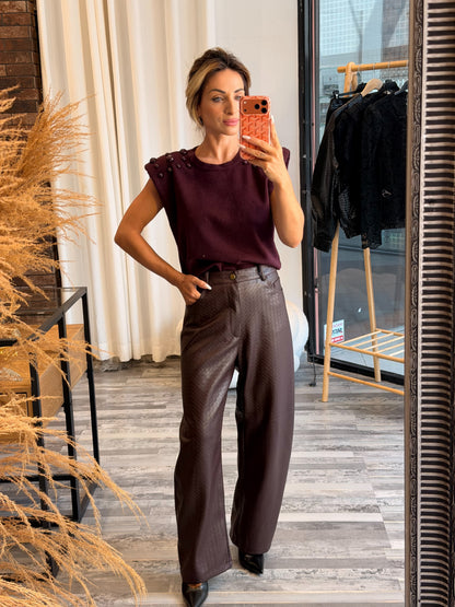 Παντελόνι eco leather