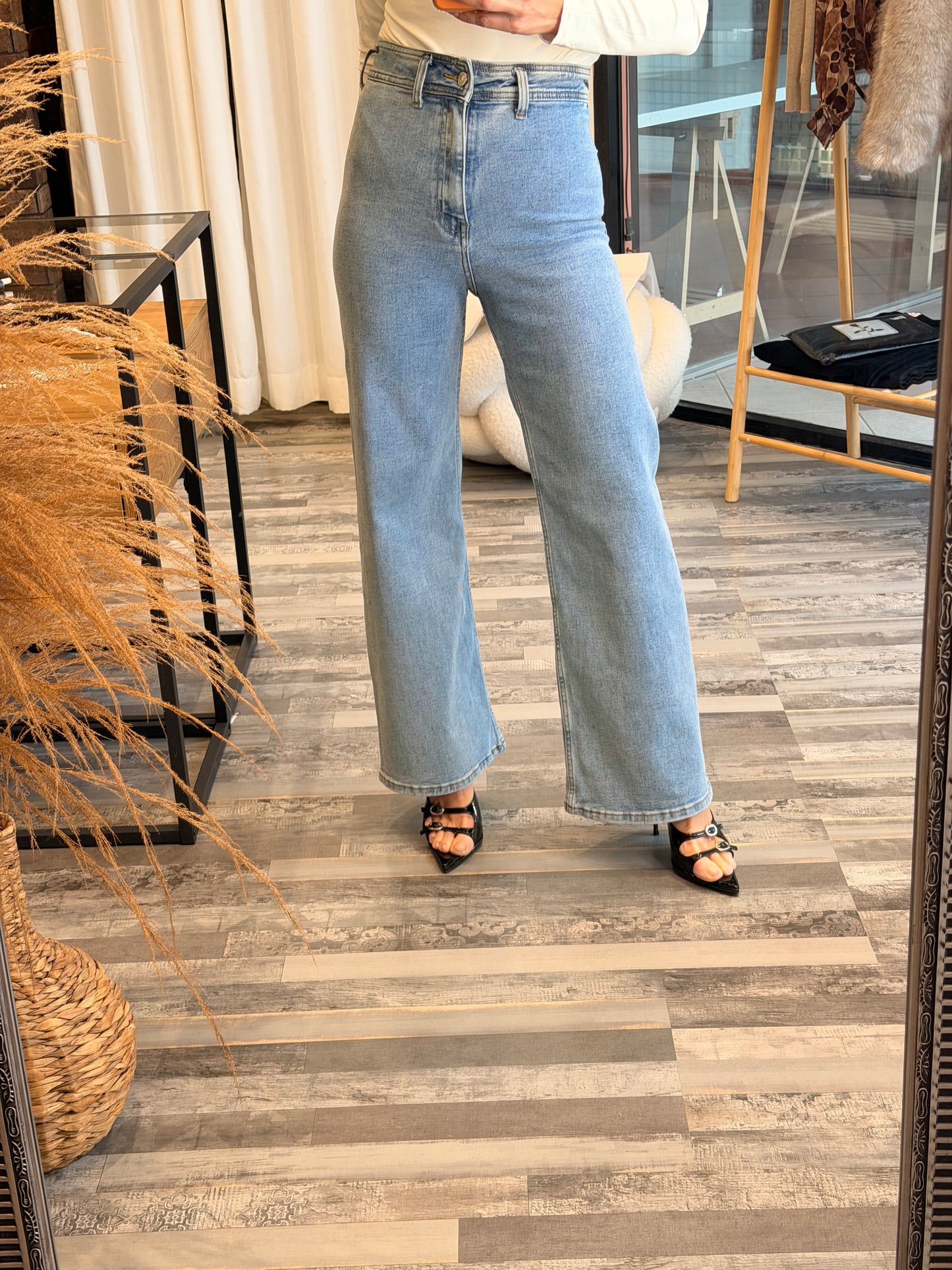 Τζιν ανοιχτόχρωμο ψηλομεσο