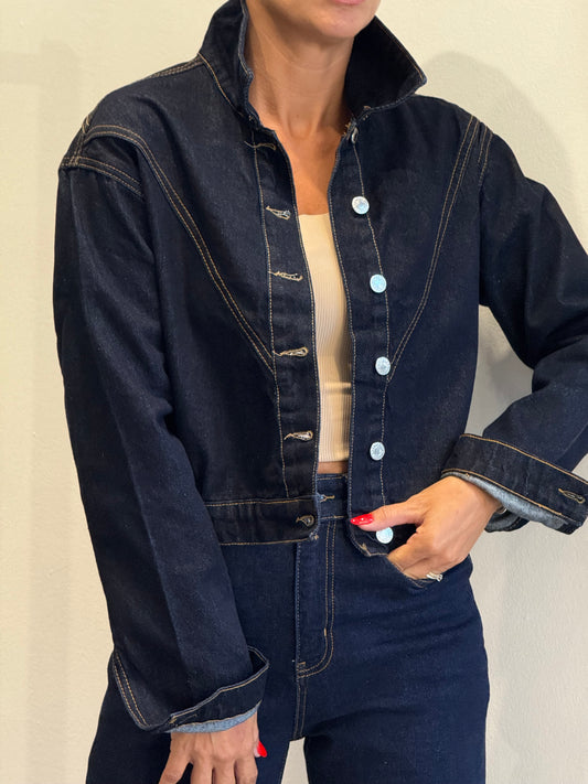 Crop Τζιν Jacket