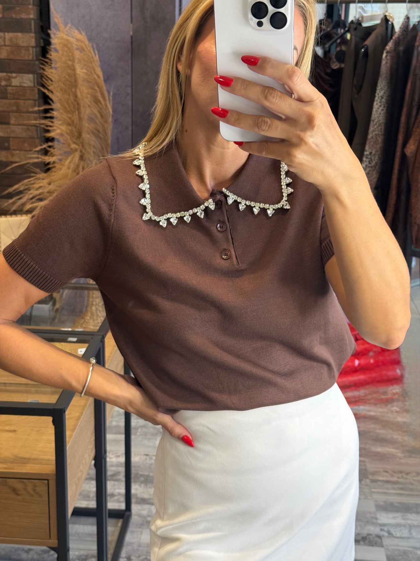 Μπλούζα με Πέτρες