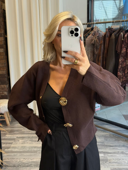 Ζακέτα με Balloon Μανίκια