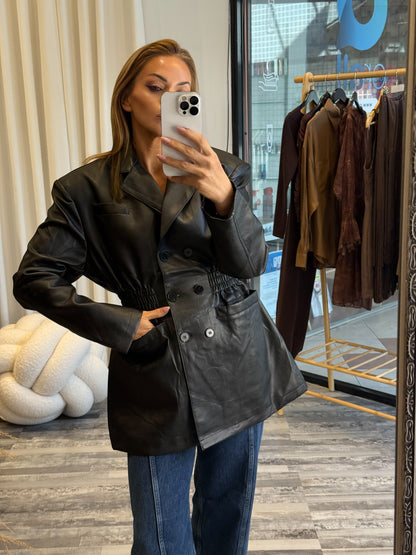 Μεσάτο Σακάκι από Eco-Leather