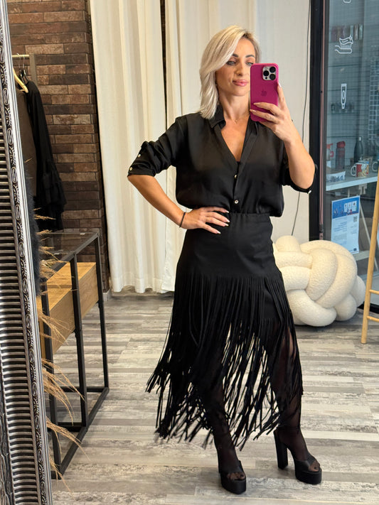 Φούστα σε Καστόρινη Υφή