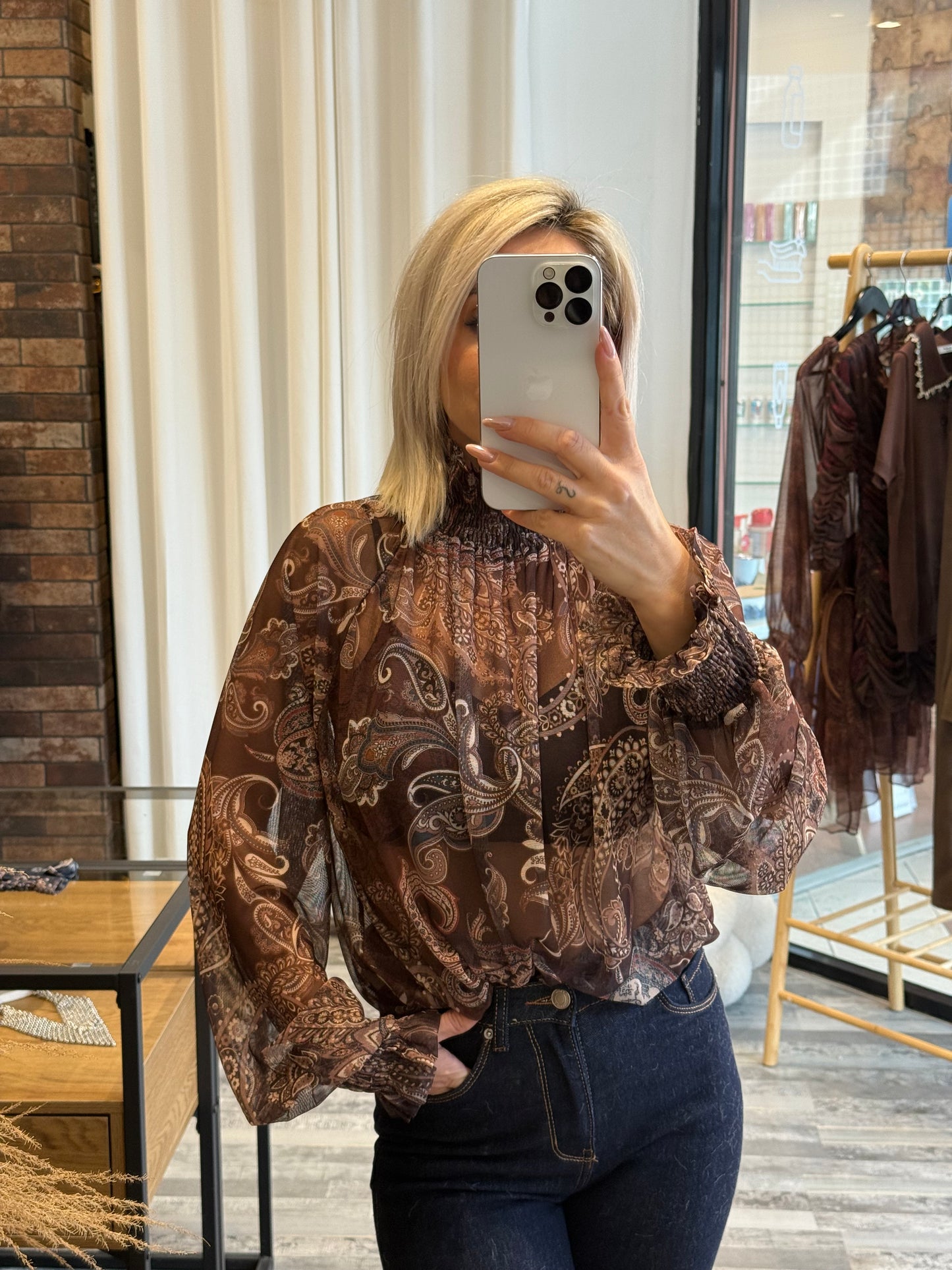 Διάφανη Μπλούζα Ζιβάγκο