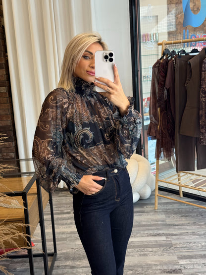 Διάφανη Μπλούζα Ζιβάγκο