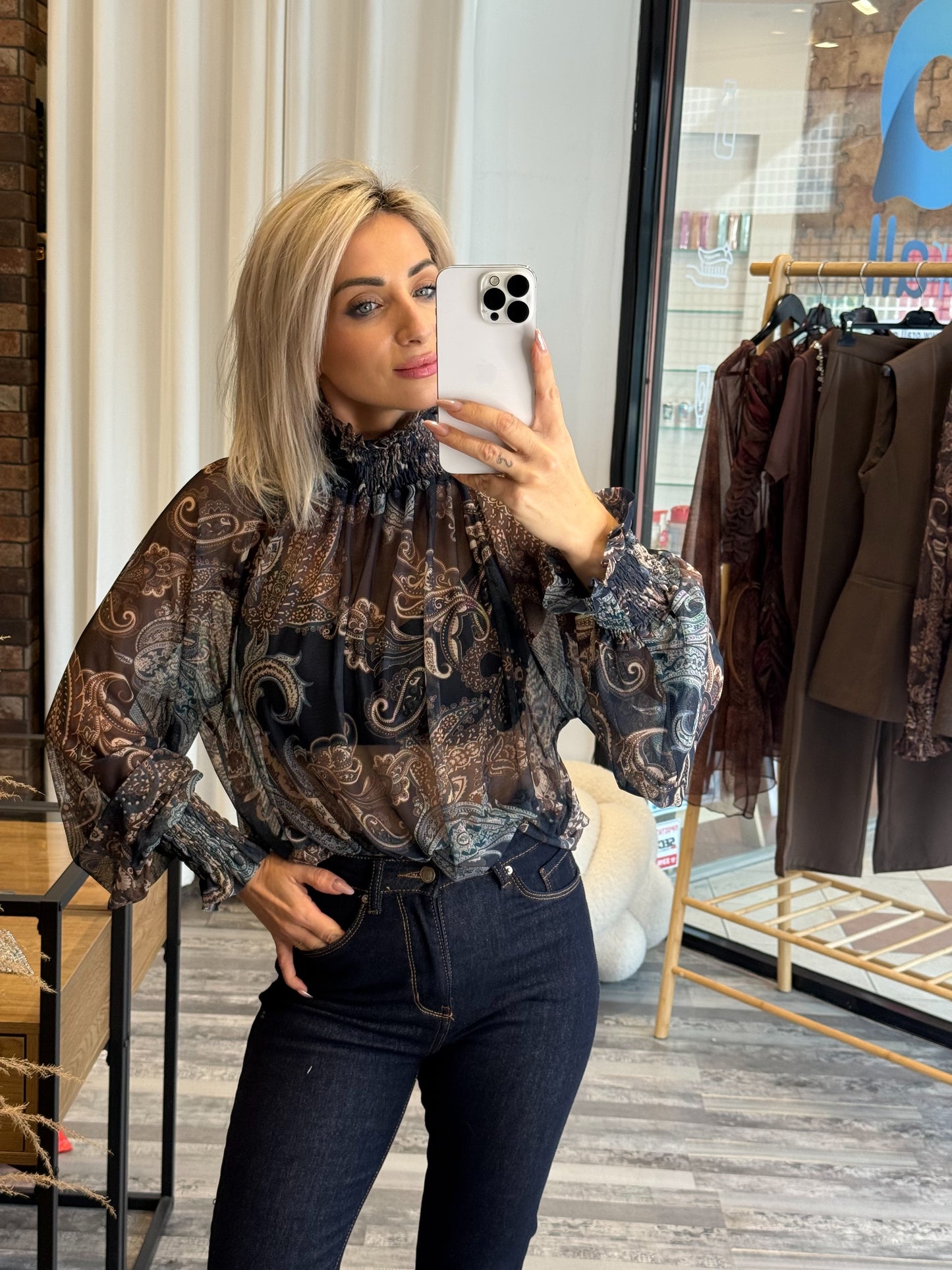 Διάφανη Μπλούζα Ζιβάγκο