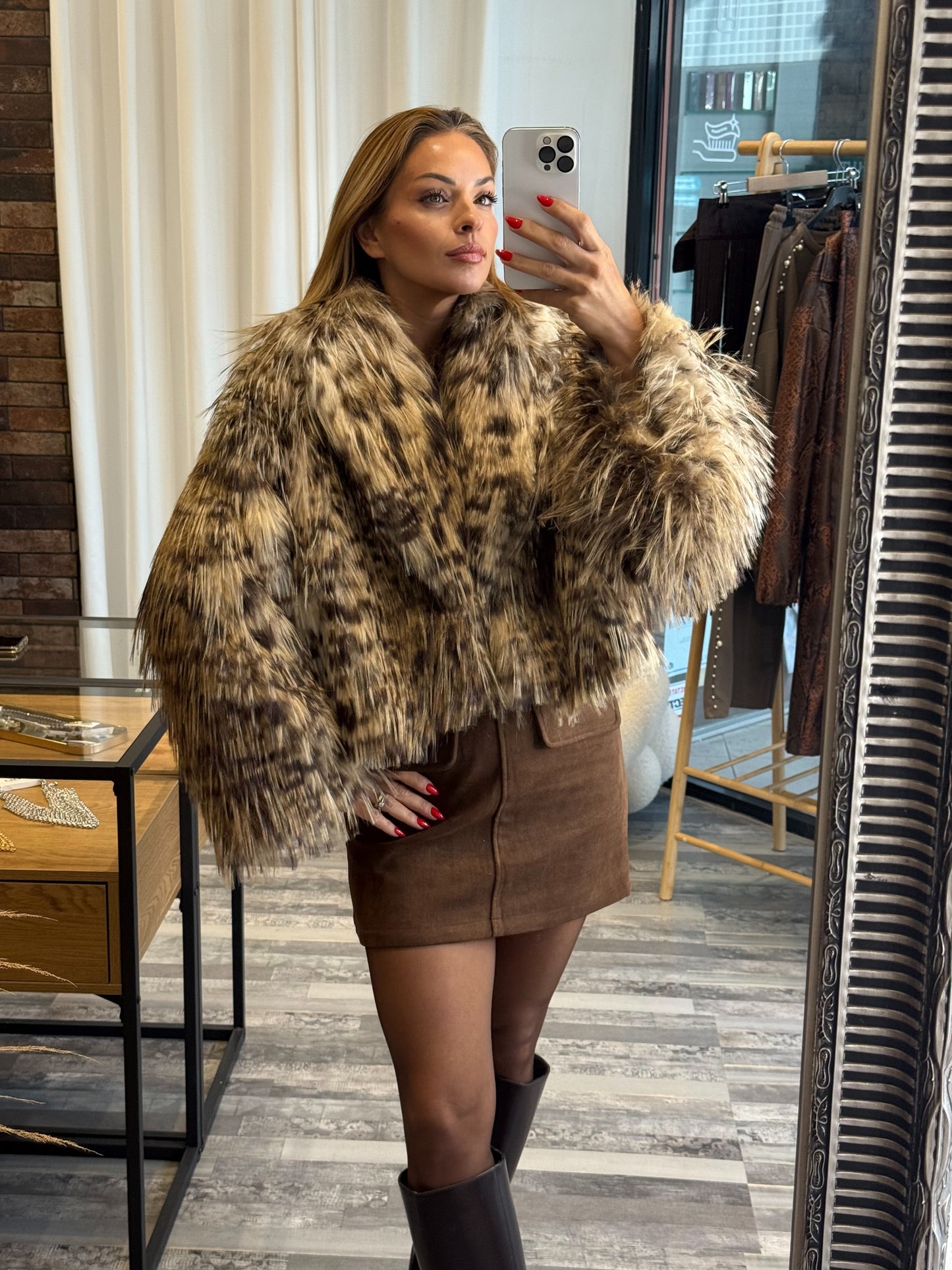 Animal Print Οικολογική Γούνα