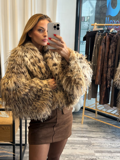 Animal Print Οικολογική Γούνα