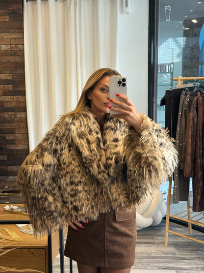 Animal Print Οικολογική Γούνα