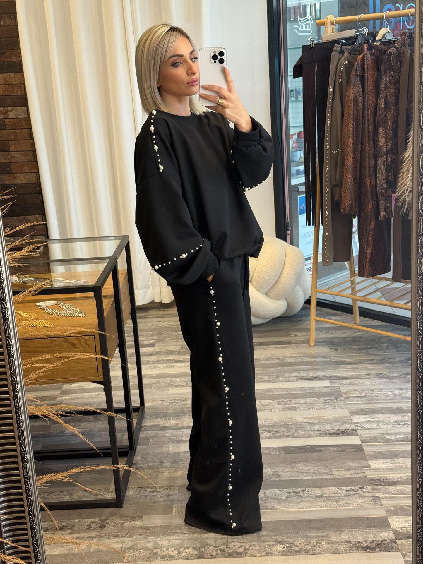 Σετ Φόρμας Βισκόζης με Πέρλες