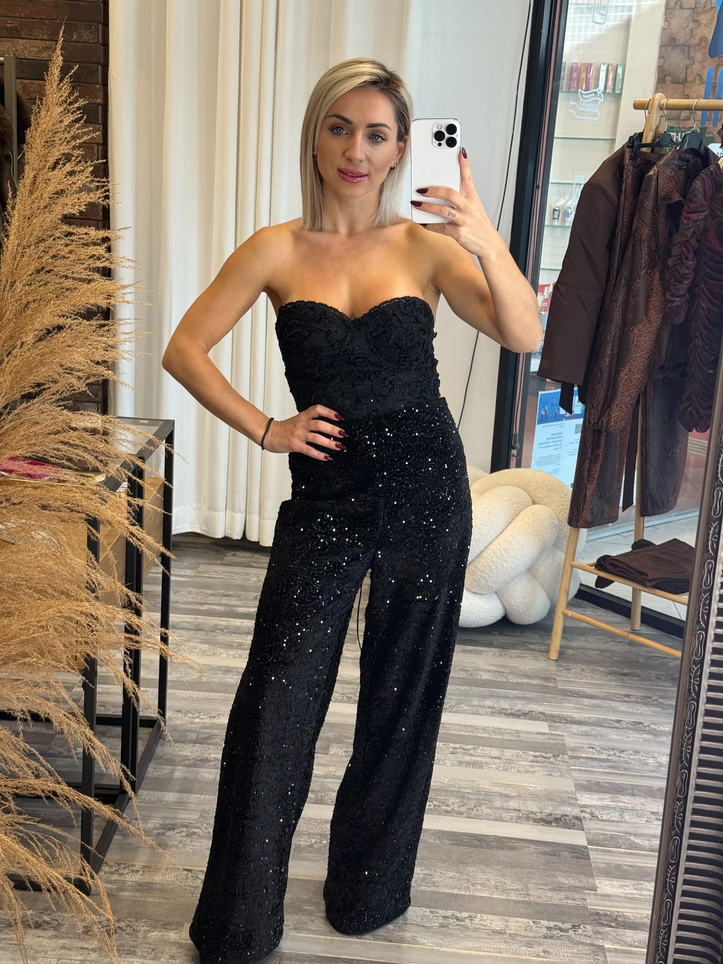 Παντελόνι Ίσια Γραμμή με Παγιέτες